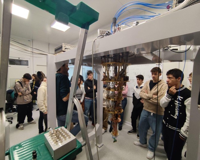 Studenti durante la visita